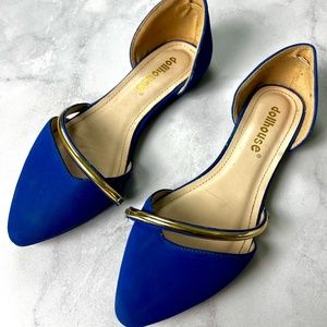 Dollhouse Blue Flats